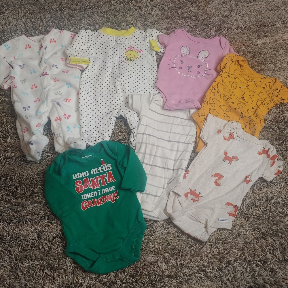 Baby Girl 0-3 Month Lot